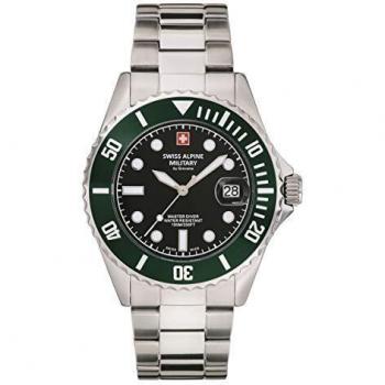 Reloj Suizo Alpine Militar Master Diver 7053.1133 - Analógico, Cuarzo, Acero Inoxidable, 42mm, 10ATM