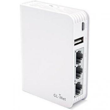 GL.iNet GL-AR750S-Ext Gigabit Travel AC Router (Slate), 300Mbps(2.4GHz)+433Mbps(5GHz) Wi-Fi, 128MB RAM, MicroSD Slot, OpenWrt/