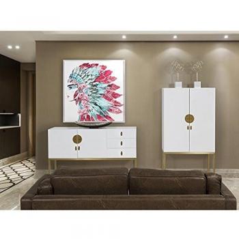 BigBuy Home S0107278 Aparador, Multicolor, 135 x 92 x 48 cm