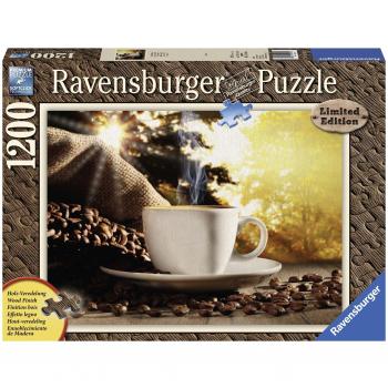 Puzzle Ravensburger Tiempo para Café - 1200 Piezas Efecto Legno