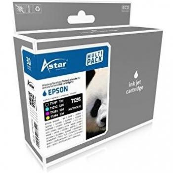 Astar AS46129 - Pack de 12 cartuchos de tinta, 32,2 ml, de colores