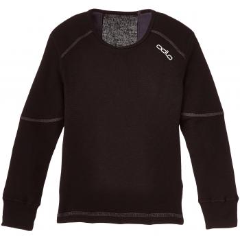 Odlo Bl Top Crew Neck L/S Active X-Warm Kids Camiseta, Niños, Black, 116