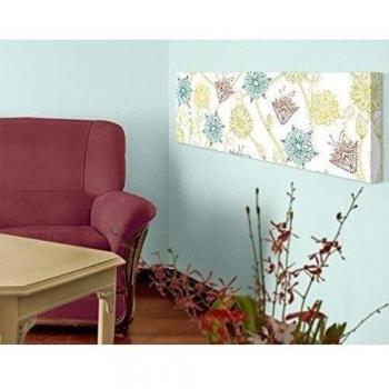 Cuadro de lienzo no.440 Enchanting Plants 120x40 cm , Größe:40cm x 120cm x 4cm