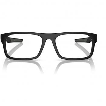 Prada Linea Rossa PS 08OV 18P1O1 Armazones y Lentes Recetados para Hombre Negros, Tamaño 57