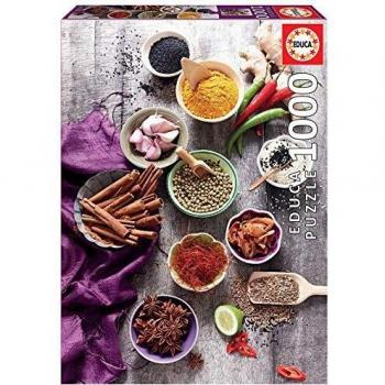 Educa - Surtido de Especias Puzle, 1 000 Piezas, Multicolor
