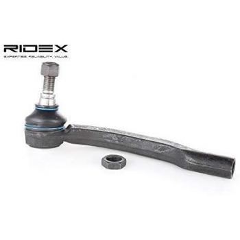 Rótula de dirección y conexión RIDEX 914T0267 para FIAT, PEUGEOT y CITROËN - M14X1.5, exterior, eje delantero derecho