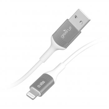 Cable USB a Lightning MFi 1,2 m Blanco y Plata
