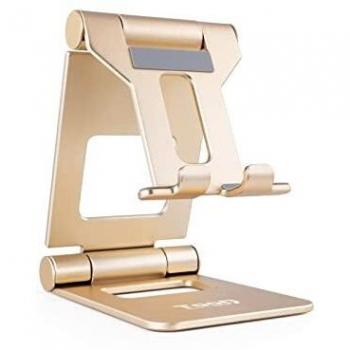 TOOQ PH-KEOPS-Alba - Soporte de sobremesa Ajustable para teléfono / Tablet hasta 10”