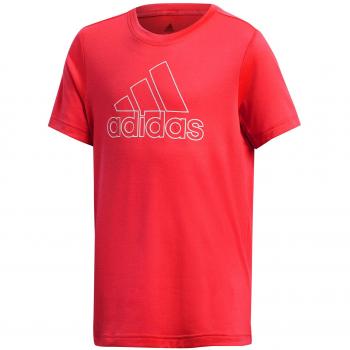 Adidas Entrenamiento Prime de Manga Corta para Hombre, otoño/Invierno, Niños, Color Vivid Red/White, tamaño 152