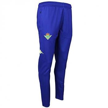 Pantalón largo de entrenamiento - Real Betis Balompié 2018/2019 - Kappa Abunszip 2 Pants - Azul Royal - Talla 12 años