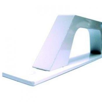 Asa de aluminio en color plata para puerta corredera marca Tecnac