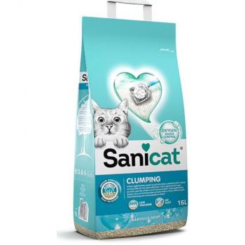 Sanicat Clumping Marsella Arena Aglomerante para Gatos 16 Litros