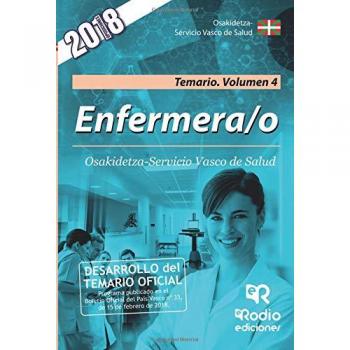Enfermera/o. Osakidetza-Servicio Vasco de Salud. Temario. Volumen 4. 2 ed.