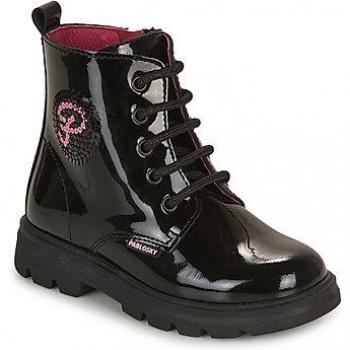 Botines Pablosky Lentejuelas Negro Charol