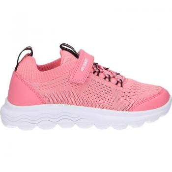 Deportivas de Niña GEOX J26GYB 06KBC J SPHERICA C7G9B CORAL-BLACK, características: diseño deportivo, color coral-negro, tecnología transpirable, suela antidesliz