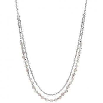 Gargantilla Fossil de Latón Blanco para Mujer - Modelo JA6917040