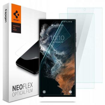 Protector de Pantalla Spigen Neo Flex para Samsung Galaxy S22 Ultra 5G - 2 Unidades, Alta Definición, Compatible con Funda