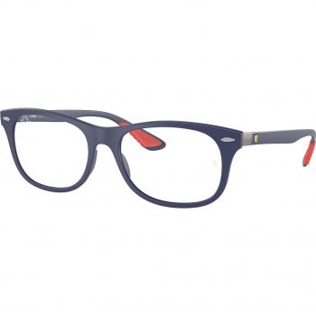 Ray-Ban RX7307M F604 Unisex Squadrata Blue Eyeglasses, Size 55, Frame Only, Blue Light Block Available