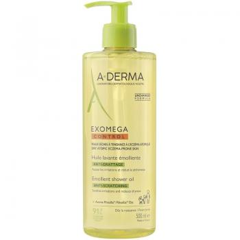A-Derma Exomega Control Shower Oil for Dry and Atopic Skin 500 ml