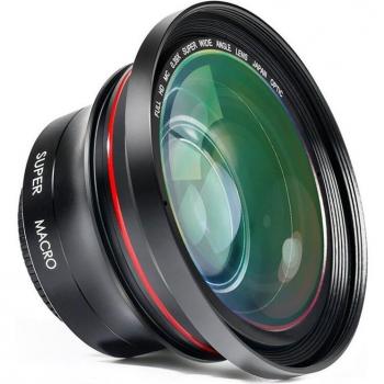 Lente de cámara FFYY-ORDRO HD 0.39X Super Gran Angular para Videocámara (FS-1)