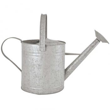 Patina Zinc Watering Can 3.6L with Dual Handles and Reinforced Spout
