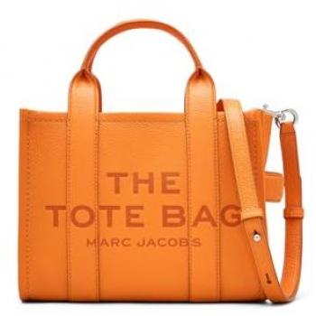 Marc Jacobs Small Tangerine Leather Tote Bag for Women