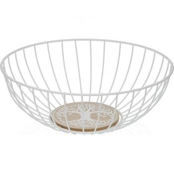 Versa Cesta metálica Idún de diseño moderno y elegante