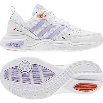adidas Strutter, Zapatillas Deportivas Mujer, FTWR White/Purple Tint/Amber Tint, 38 2/3 EU