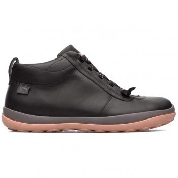 CAMPER Peu Pista Women's Black Smooth Leather Boots - Size 36/6