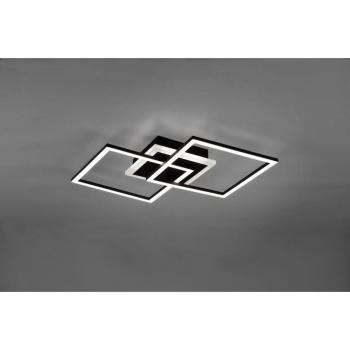 Plafón LED regulable cuadrado negro Venida 25w - VENI