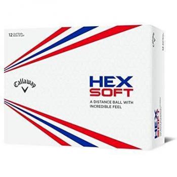 Callaway Hex Soft Pelotas de golf , Blancas