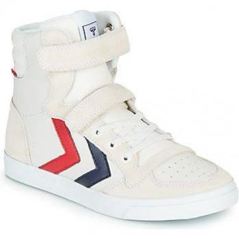 Hummel Slimmer Stadil Leather High JR White Unisex Children's High-Top Trainers