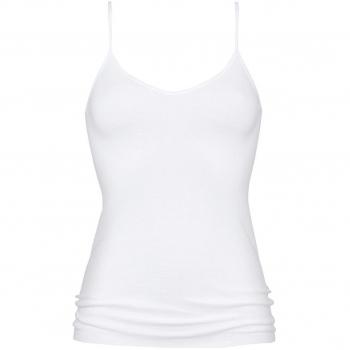 Mey Noblesse Women's Spaghetti Strap Top, Black, Size 44, Slim Fit, Cotton Rib