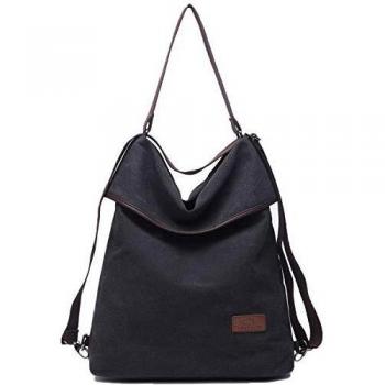 Travistar Bolsos Mujer Mochilas-Vintage Bolsos Hombro Grandes Multifuncional Lona Bolsos Bandolera