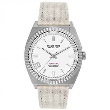 Reloj Mujer Jason Hyde JH20014 Ø 36 Mm - Blanco - Gris - Hebilla