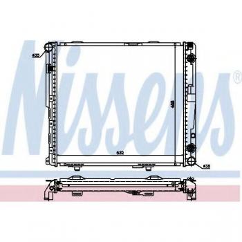 Radiador de refrigeración del motor NISSENS 62698A - Radiador de aluminio, diseño optimizado para máxima eficiencia térmica, compatible con múltiples modelos de vehículos, fácil instalación, alta resistencia a la corrosión y durabilidad garantiza
