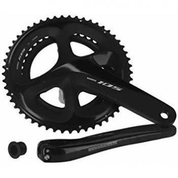Shimano 105 FC de R7000 Hollowtech II 11 Compartimento de manivela de Longitud de biela 172,5 mm, Gradación 39 – 53
