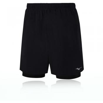 Mizuno Alpha 7.5 2in 1 Pantalones Cortos para Correr - AW18 - L