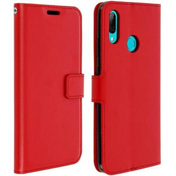 Funda Cartera Vintage Roja para Huawei P Smart 2019/Honor 10 Lite