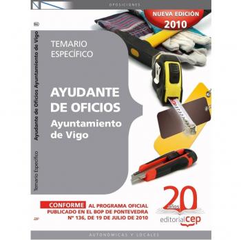 Ayudante de Oficios Ayuntamiento de Vigo. Temario Específico