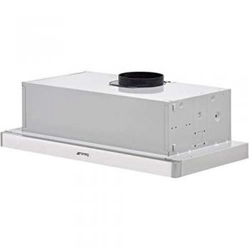 Campana Telescópica Smeg KSET61E2, 3 Velocidades, 60cm, Plata, Clase D Eficiencia