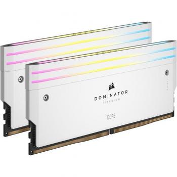 Corsair Dominator Titanium DDR5 7200MHz 48GB (2x24GB) CL36 XMP RGB Blanco