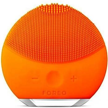 FOREO LUNA mini 2 Facial Cleansing Brush | Travel Accessories | Face Massager Electric | All Skin Types Ultra-hygienic Skincare | Simple Face Wash | Silicone Electric Face Cleanser | Sunflower Yellow