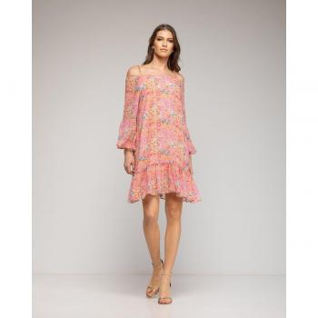 Vestido Niza Corto con Volante y Tirantes