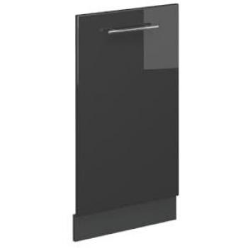 Panel Frontal para Lavavajillas Fame-Line, Antracita Alto Brillo, 45 cm sin Encimera