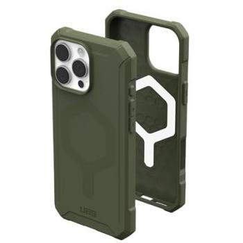 Funda UAG Essential Armor MagSafe para iPhone 16 Pro Max - Verde Oliva Transparente