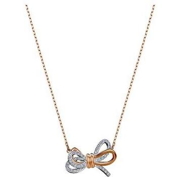 Swarovski Lifelong Bow Pendant, Bow, White, Mixed Metal Finish