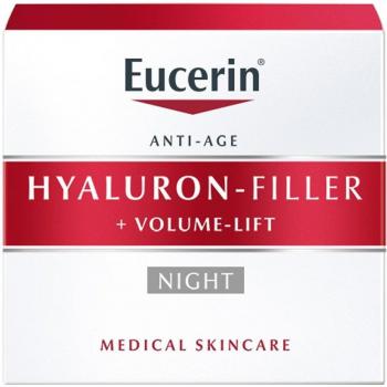 Eucerin Hyaluron Filler Volume Lift Night Cream 50ml, All Skin Types, Anti-Aging, Moisturizing, Contains Hyaluronic Acid and Arctiin, Dermatologically Tested