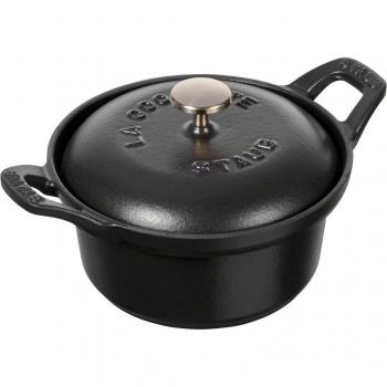 Staub - Cacerola La Coquette Redonda de Acero Inoxidable, Diseño Vintage Profesional