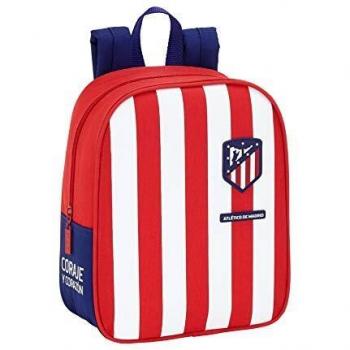 Atletico de Madrid Mochila guardería niño Adaptable Carro Equipaje, Niños Unisex, Rojo, Blanco Y Azul, Talla Única